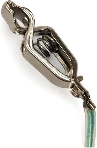 Miniatura 6 de Lámina de esgrima/cable de máscara de sable, serie Elite, clip de abrazadera de alambre de cabeza, alambre transparente, aprobado por competencia
