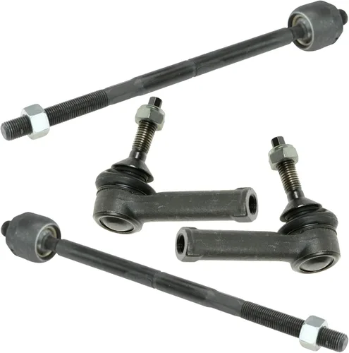 Miniatura 168 de TRQ Juego de barras de acoplamiento delanteras interiores y exteriores de 4 piezas compatible con Jeep Cherokee 1991-2001 y Comanche 91-92