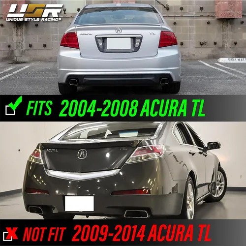 Miniatura 3 de USR DEPO 3G TL Luces traseras - Carcasa trasera de lámparas de estilo JDM en negro (izquierda + derecha) Compatible con 2004-2008 Acura TL todos