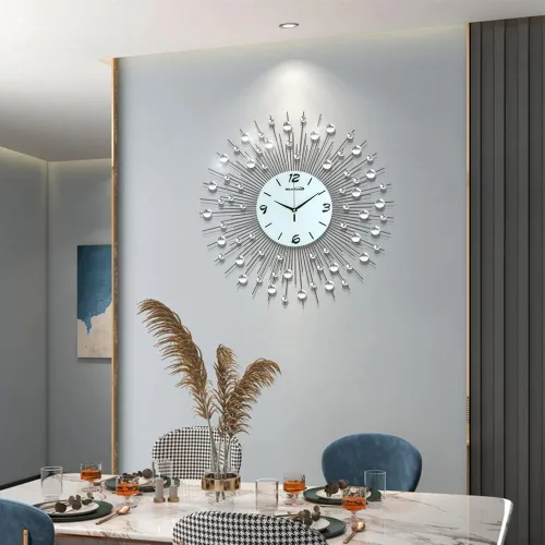 Miniatura 3 de 3D Reloj decorativo de pared. Diámetro de 25,6 pulgadas.