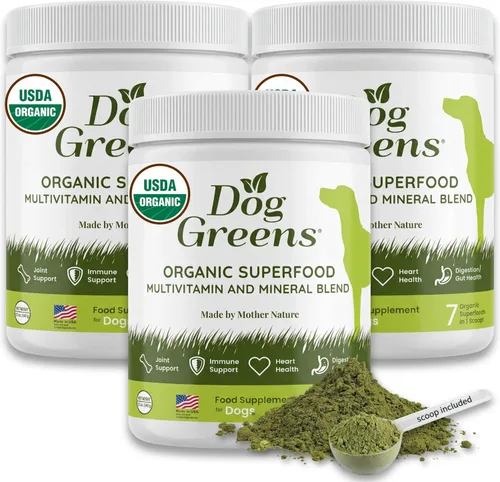 Miniatura 9 de Suplemento orgánico a base de plantas para la piel, el abrigo, la salud digestiva e inmunológica en perros (12 onzas); natural, holístico y aprobado
