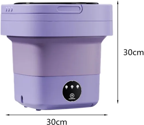 Miniatura 5 de Mini lavadora plegable compacta pequeña lavadora 6.5L lavadora plegable de alta potencia Mini lavadora de ropa portátil para lavandería de viaje