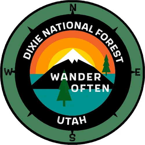 Dixie National Forest Utah - Wander Often - 3.5" Ventana coche camión calcomanía calcomanía vacaciones recuerdo viaje aventura tema novedad