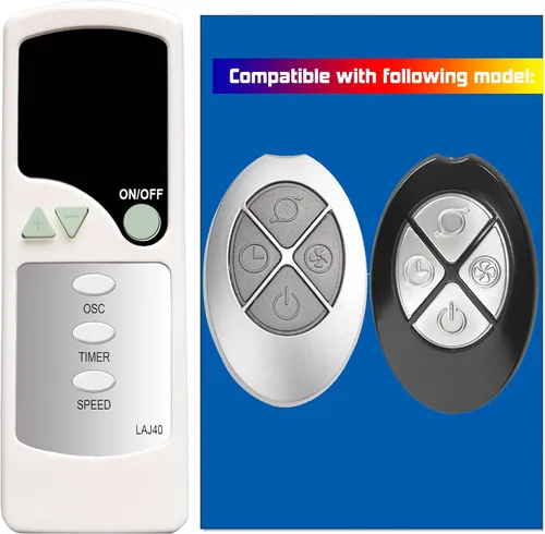 Miniatura 2 de Control remoto de repuesto para ventilador vertical de torre oscilante Lasko 2033659A 2033659 2033660 4930 2108 2517