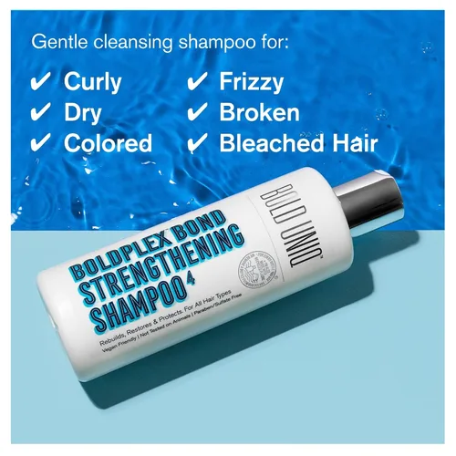 Miniatura 3 de BoldPlex 4 Bond Strengthening Protein Shampoo para cabello seco dañado, fórmula hidratante para tipos de cabello rizado, seco, teñido, encrespado