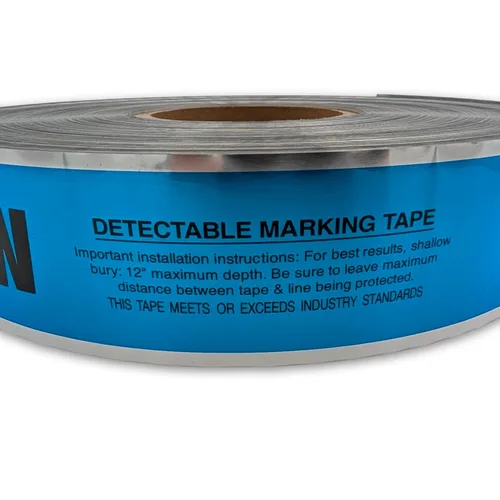 Miniatura 3 de ACE Supply Cinta detectable de línea de agua subterránea, cinta subterránea detectable - 2 pulgadas x 1000 pies de longitud, 5 mil - Cinta