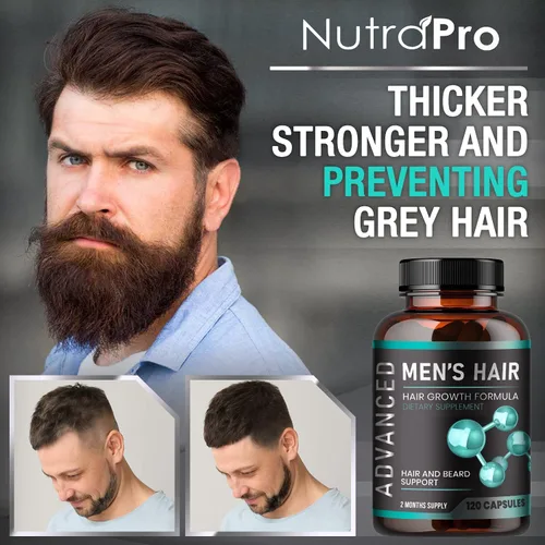 Miniatura 4 de Vitaminas para el crecimiento del cabello para hombres + limpieza y desintoxicación pulmonar. Apoya la salud pulmonar. Apoya la salud respiratoria.
