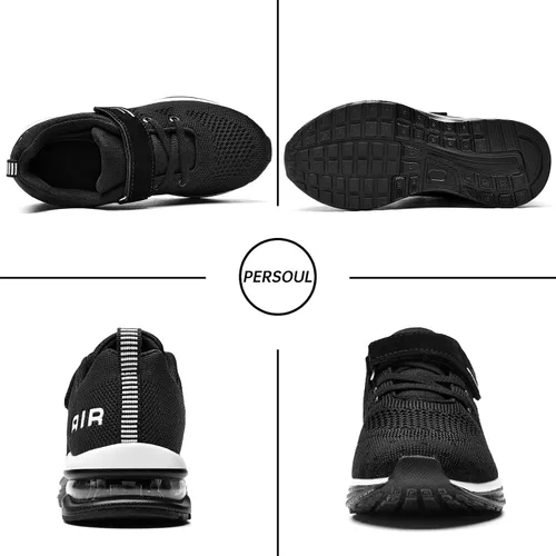 Miniatura 2 de PERSOUL Air Shoes - Zapatillas para niños y niñas, deportivas, para atletismo, gimnasio, correr