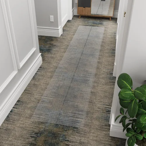 Miniatura 2 de Ottomanson Protector de alfombra para gatos de 26 x 5 pies, antideslizante, impermeable, alfombra de vinilo transparente y protector de alfombra