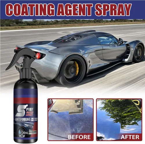 Miniatura 2 de RJDJ Agente de renovación de revestimiento multifuncional, aerosol de agente de recubrimiento de automóvil, spray de recubrimiento rápido 3 en 1