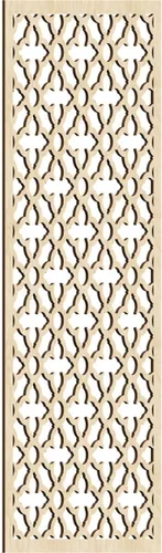 Miniatura 25 de Madison Paneles de pared decorativos de madera con calado, 9 3/8 pulgadas de ancho x 24 3/8 pulgadas de alto x 3/8 de alto, roble rojo rojo (Red Oak)