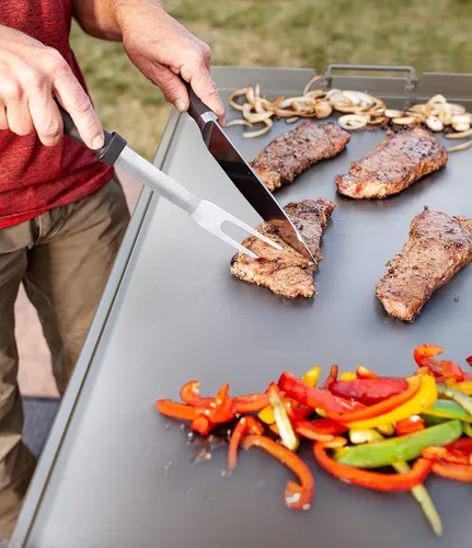 Miniatura 6 de Stanbroil Parrilla de gas de acero inoxidable de 36 pulgadas de repuesto para parrilla de gas Blackstone de 4 quemadores, parrilla superior plana