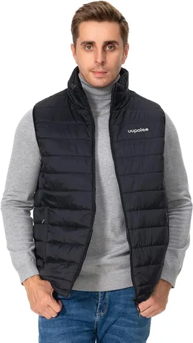 Miniatura 2 de uupalee Chaleco térmico para hombre, ropa ligera y cálida para exteriores, con batería