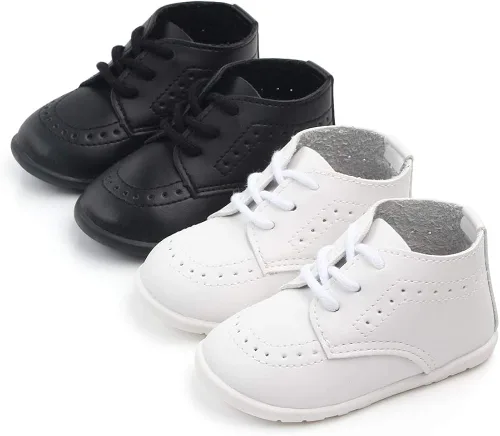 Miniatura 3 de Quernn Mocasines de bebé para niños y niñas prewalker mocasín zapatos de cuna