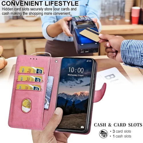 Miniatura 5 de Funda tipo cartera para Samsung Galaxy A53 5G, con función de soporte, para mujeres y hombres, funda de piel sintética para Samsung Galaxy A53 5G