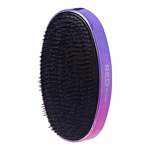 Miniatura 3 de RED by Kiss Cepillo desenredante para hombres, mujeres y niños. Cepillos desenredantes de carbón de cristal para cabello grueso, rizado, natural