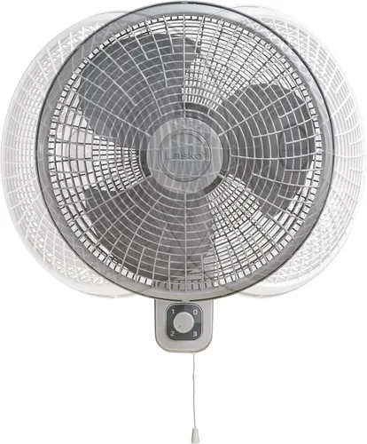Miniatura 10 de Lasko Ventilador oscilante de montaje en pared de 3 velocidades de 16" para uso en interiores, M16900, gris claro