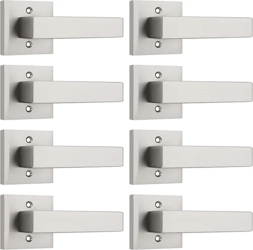 Miniatura 47 de KNOBWELL - Juego de cerradura con 1 picaporte resistente para puertas de una cara, ideal para puertas interiores reversibles, 0.93 libras