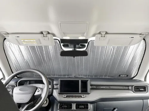 Miniatura 3 de YelloPro - Parasol para parabrisas delantero de ajuste personalizado para Ford Maverick Pickup 2022, 2023, 2024, 2025, 2026, híbrido, XL, XLT