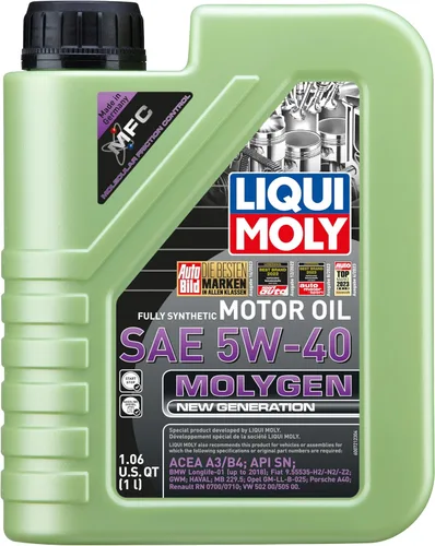 Liqui Moly 20230 Molygen New Generation 5W-40 Aceite de motor, 1 Litro