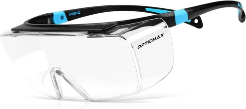 Miniatura 8 de Glove Station Optic Max - Gafas de seguridad sobre lentes oculares - Se ajustan sobre tus lentes de prescripción - Gafas de seguridad para hombres