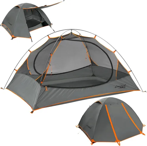 Miniatura 21 de Clostnature Tienda de campaña ligera para mochileros, 1/1.5/2/3/4/6 personas, tienda de campaña ultraligera e impermeable, tienda de campaña de 3