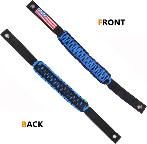 Miniatura 7 de Asas de agarre de barra antivuelco para Ford Bronco 2021 2022 2023 2024 2025 2 accesorios de 2 puertas y 4 puertas, mango de agarre de paracaídas