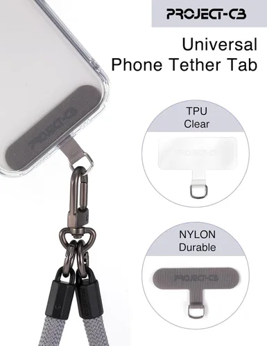 Miniatura 2 de Paquete de 2 lengüetas de amarre para teléfono, parche universal para teléfono sin adhesivo, pieza de repuesto de correa de teléfono para teléfono