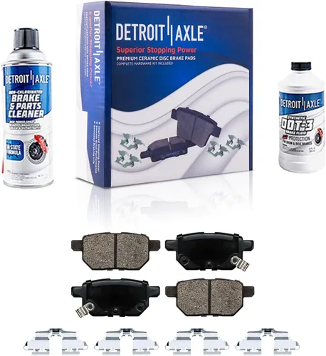 Miniatura 77 de Detroit Axle - Pastillas de freno traseras para Kia Sportage 2017-2022, Hyundai Tucson 2016-2021, pastillas de freno de cerámica 2018 2019 2020