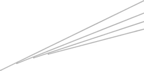 Miniatura 24 de uxcell Tubo capilar del acero inoxidable 304, tubería gruesa del metal de la longitud de la pared 820.2 ft m del OD 2.6 ft m x 0.3 ft m