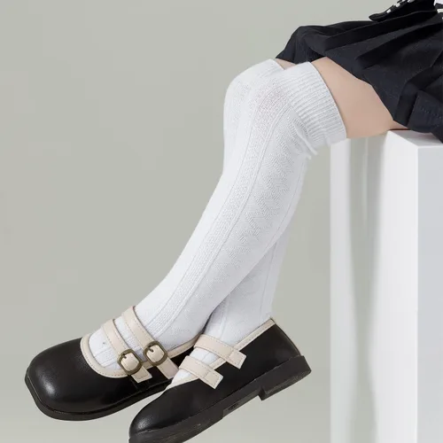 Miniatura 73 de EPEIUS Calcetines altos hasta la rodilla para bebés y niños pequeños (paquete de 3/5)