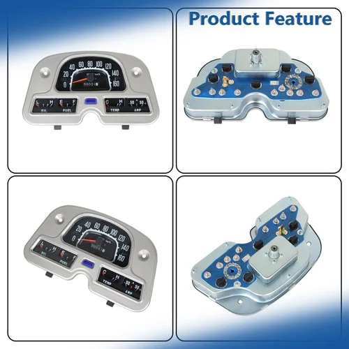 Miniatura 3 de Reemplazo del clúster de medidor para Land Cruiser Series 1979-1985 Reemplazo para 83100-60180 8310060180