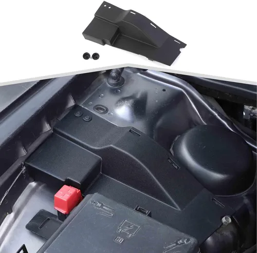 Accesorios para cubierta antipolvo de alambre de motor compatibles con Dodge Charger 2011-2023, para Dodge Challenger 2015-2023, color negro