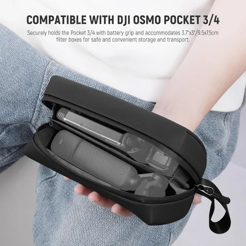 Miniatura 2 de NEEWER Bolsa de transporte para bolsillo 4 bolsillos 3, protección a prueba de polvo, a prueba de salpicaduras, absorción de golpes, resistente a