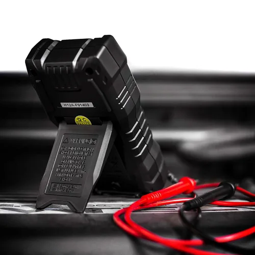 Miniatura 5 de KAIWEETS- Multímetro digital con funda, voltímetro CA/CC, prueba de Ohm/Volt/Amp, continuidad, diodos, para toma de corriente doméstica, prueba
