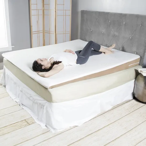 Miniatura 8 de Avana Almohada inclinada de espuma viscoelástica con cubierta de rayón Tencel refrescante, tamaño King