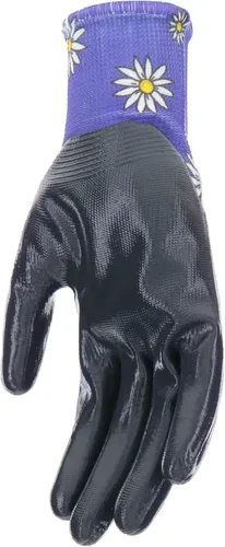 Miniatura 4 de Mud Grip - Guantes de jardinería para mujer con revestimiento de nitrilo plano y revestimiento de nitrilo Violeta