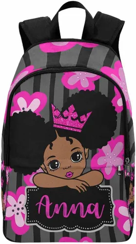 Miniatura 153 de Texto personalizado Elefante desgaste gafas mochila mochila mochila casual Daypack bolsa para mamá niñas, color86-4, Mochilas Daypack