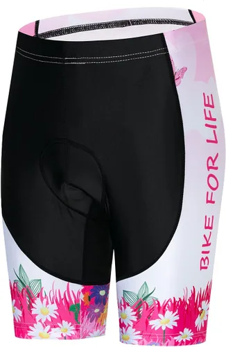 Miniatura 5 de Conjunto de jersey de ciclismo para mujer, bicicleta de montaña, almohadilla de gel 3D, pantalones cortos de desgaste