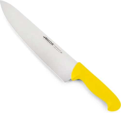 Miniatura 13 de Arcos Cuchillo de chef de acero inoxidable de 10 pulgadas. Cuchillo de cocina profesional multiusos para cortar y limpiar verduras. Mango ergonómico
