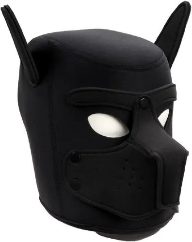 Miniatura 11 de Bozal de neopreno para cachorro, capucha para perro, máscara de juego