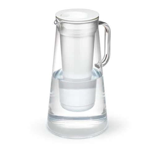 LifeStraw Home - Jarra de filtro de agua de plástico sin BPA de 7 tazas (blanco)