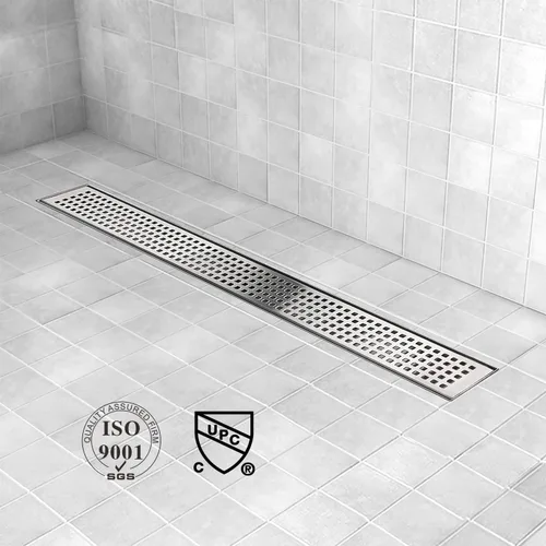 Miniatura 2 de Drenaje de ducha lineal, desagüe de ducha de 36 pulgadas con cubierta de rejilla extraíble, desagüe de piso de ducha profesional de acero inoxidable