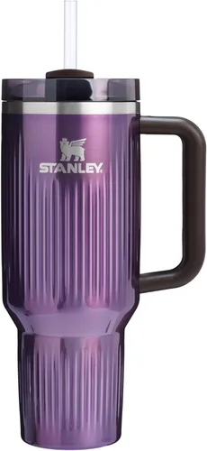 Miniatura 9 de Stanley Quencher H2.0 - Vaso de acero inoxidable con asa, pajilla y tapa FlowState giratoria de 3 posiciones; aislamiento térmico, sin BPA; apto