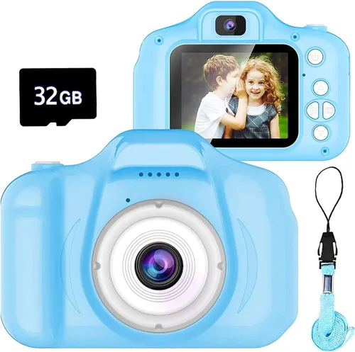 Miniatura 9 de Dylanto - Cámara de selfie infantil de video digital HD, el mejor regalo de cumpleaños para niñas de 3 a 9 años, juguete portátil para niñas de 3