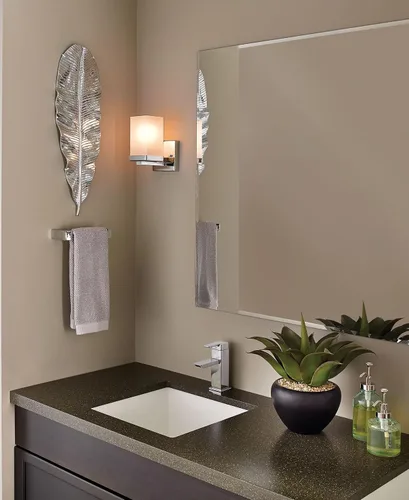 Miniatura 6 de Moen YB8886CH Barra de toalla de mano de baño de 90 grados, cromo