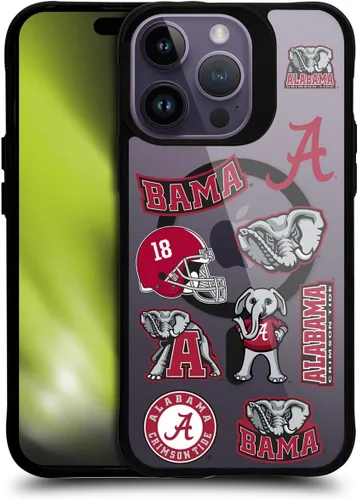 Miniatura 384 de Head Case Designs Funda de gel suave con licencia oficial de la Universidad de Alabama UA Collage compatible con Apple iPhone 13 Pro Max