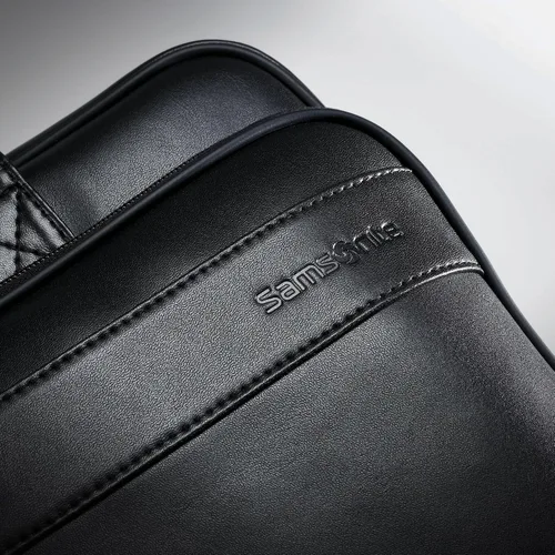 Miniatura 3 de Samsonite Maletín delgado de cuero para equipaje, Negro -, Maletín delgado de cuero