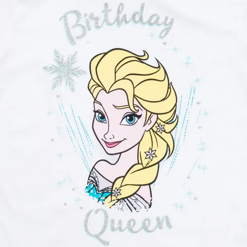 Miniatura 2 de Disney Minnie Mouse Princess The Little Mermaid Moana Lilo & Stitch Frozen Elsa - Camiseta de cumpleaños para niñas pequeñas y grandes