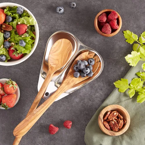 Miniatura 6 de RSVP Stainless Steel Double Spoon Rest. 7